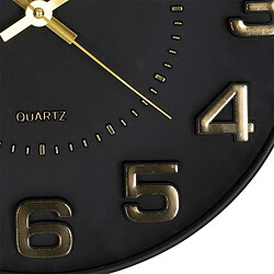 Avis Atmosphera, Createur D'Interieur Horloge chiffres 3D - Diam 30 cm - Noir