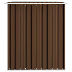 Avis vidaXL Abri de stockage pour jardin Marron 257x205x178 cm Acier