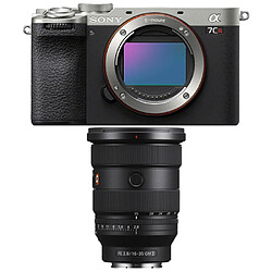 Sony Alpha a7CR (argent) Appareil photo sans miroir + Sony FE 16-35 mm f2.8 GM II (SEL1635GM2)