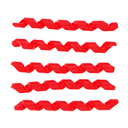 5pcs frein à bicyclette câble protection protecteur câble vélo spirale manches rouge