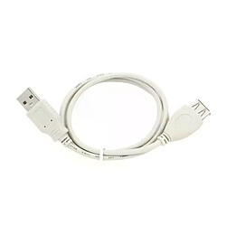 Câble Rallonge à USB GEMBIRD CC-USB2-AMAF-75CM/30 Blanc