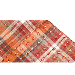 Vidal Tapis de laine 216x132 orange Jajim pas cher