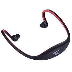 Avis Wewoo Casque Sport rouge pour les smartphone et iPad ordinateur portable MP3 ou autres périphériques audio, stockage maximum de carte SD: 8GB étanche imperméable à l'eau stéréo sans fil écouteurs intra-auriculaires avec micro SD,