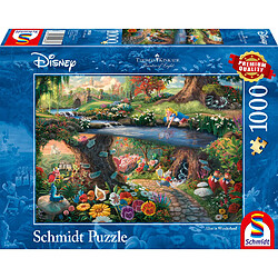 Schmidt Puzzle 1000 pièces : Alice au pays des merveilles, Disney, Thomas Kinkade