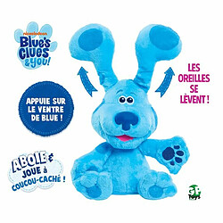 Ludendo Blue's Clues & You - Peluche Coucou-caché 30 cm avec fonctions sonores