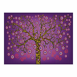 Paris Prix Papier Peint Abstraction : Arbre Violet 154 x 200 cm