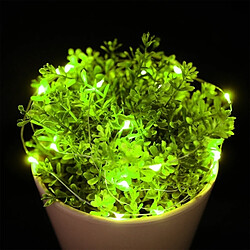 Acheter Wewoo Guirlande 10m 5V USB alimenté 6W 500LM SMD-0603 LED Argent Light String Festival lampe / décoration bande de lumière, lumière verte