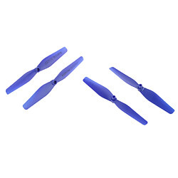 4 Hélices Accessoires Fixés Pour SyMa Mini-quadcopter Drone X5hw X5hc Bleu