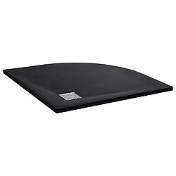 vidaXL Receveur de douche SMC Noir 90x90 cm