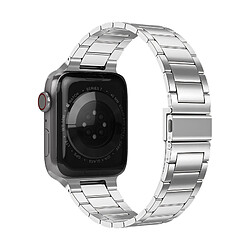 Avizar Bracelet pour Apple Watch 41mm / 40mm / 38 mm Maillons Acier Argent