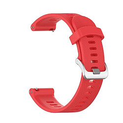 Bracelet de remplacement compatible pour Garmin Forerunner 245/245M Breathing Surface Rouge