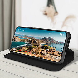 Acheter Avizar Étui pour Samsung Galaxy S23 FE Porte-carte Support Vidéo Clapet Magnétique Noir