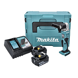 Makita DDA 351 RMJ perceuse d'angle sans fil 18 V 13.5 Nm + 2x batterie 4.0 Ah + chargeur + Makpac