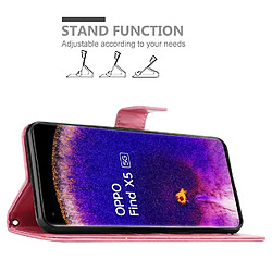 Acheter Cadorabo Coque Oppo FIND X5 Etui en Rose