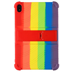 Coque en silicone flexible avec béquille, multicolore pour votre Nokia T20