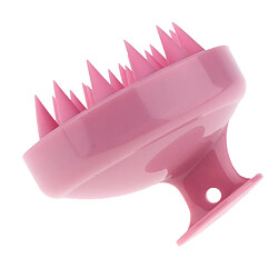 Acheter Silicone Shampooing pour la douche Gel douche Corps Pellicules Masseur pour cuir chevelu rose clair