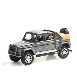 Universal 1: 32 Voiture jouet Mercedes G650 Voiture en alliage Voiture ouverte Chariot en papier Jouet moulé sous pression Voiture modèle Collection de jouets de voiture pour les enfants(Argent)