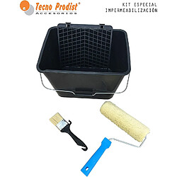 KIT TERRASSES de Tecno Prodist - Kit de peinture terrasses et sols, recommandé pour l'application d'antigouttes, d'imprégner la fibre ou tout produit imperméabilisant qui s'applique au rouleau.