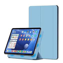 Etui en PU magnétique avec support bleu clair pour votre Xiaomi Pad 5/Pad 5 Pro