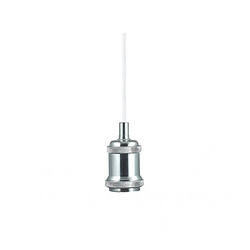 Luminaire Center Suspension design Dreifa Chrome poli 1 ampoule 6,7cm pas cher