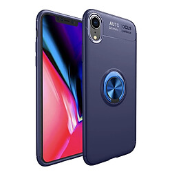 Wewoo Coque TPU antichoc pour iPhone XR, avec support (Bleu)