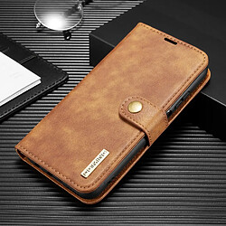 Etui en PU + TPU détachable 2 en 1 marron pour votre Huawei P40 Lite/Nova 6 SE/Nova 7i