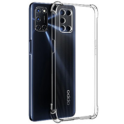 Avizar Coque Oppo A72 / A52 Silicone Flexible Coins Bumper Transparent