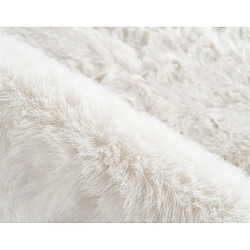 Lisa Design Bear - tapis organique - fausse fourrure - blanc