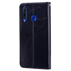 Wewoo Housse Coque Business Style Oil Wax Texture en cuir à rabat horizontal pour Huawei Honor 10iavec support et fentes cartes et portefeuille noir