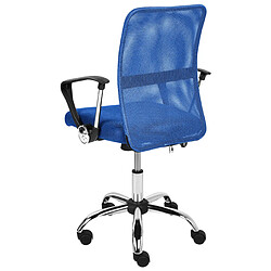 Beliani Chaise de bureau Bleu BEST pas cher