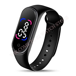 MONTRE BLUETOOTH-MONTRE INTELLIGENTE ,M6B--Montre de sport numérique LED étanche pour enfant, ado garçon et fille, bracelet en silic