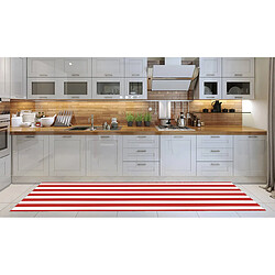 Alter Chemin de cuisine, 100% Made in Italy, Tapis résistant aux taches avec impression numérique, Tapis antidérapant et lavable, Modèle Bryce, cm 280x52