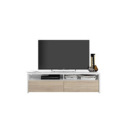 Loungitude Meuble TV LOLA 2 portes battantes