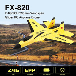 Acheter Universal FX 820 2.4G 2CH Remote Control SU 35 Glider(Jaune)