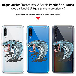 Avis Caseink Coque arrière Samsung Galaxy A50 (6.4 ) Gel HD [ Nouvelle Collection - Souple - Antichoc - Imprimé en France] Cobra Draw