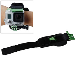 Wewoo Fixation poignet GoPro vert pour Hero 4 / 3+, longueur de ceinture: 31cm, HR177 Ceinture de clips de montage de de