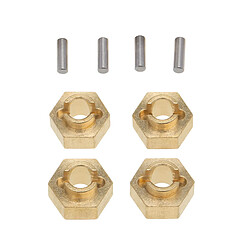 Adaptateur Hexagonal En Laiton 4 Pièces RC Métal 3 Mm pour Pièces de Mise à Niveau Axiales SCX24 AXI00001