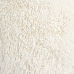 BigBuy Home Coussin Blanc Poil 45 x 45 cm