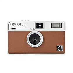 KODAK RK0102 - Appareil Photo H35 , Objectif optique 22mm, Convient aux films ISO 200/400 - Marron - Marron