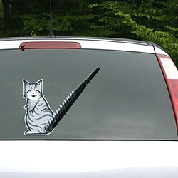 Totalcadeau Autocollant sticker un chat