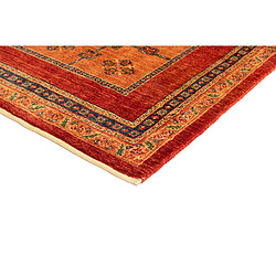 Vidal Tapis de laine 159x111 orange Kashkuli pas cher