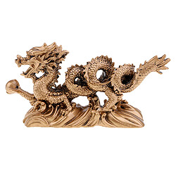 dragon chinois fengshui figurine statue ornements décor à la maison artisanat cuivre