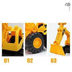 Universal Véhicules, jouets, enfants, écrous, démontage, déchargement, travaux, camions, pelles, bulldozers, vis, jouets éducatifs pour hommes(Jaune)