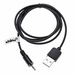 vhbw Câble de chargement USB compatible avec JBL Synchros E30, S400BT, S400, S500, S700 écouteurs - USB vers AUX