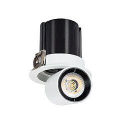 Ledkia Spot Downlight LED 12W Rond Amovible LIFUD Coupe Ø 75mm Blanc Chaud 3000K