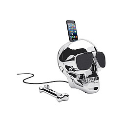 Jarre Aeroskull HD+ Station d'accueil/haut-parleur Bluetooth - Argent chromé - Silver