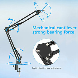 Professionnel D'enregistrement Microphone À Condensateur Kit Ordinateur Cardioïde Mic Ciseaux Bras Shock Mount pas cher