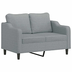 Acheter Maison Chic Ensemble de canapés 3 pcs avec coussins, Canapé droit Sofa pour Salon Gris clair Tissu -GKD823408