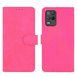 Etui en PU Toucher la peau avec support rose pour votre Realme V13 5G/8 5G/Q3 5G/Q3i 5G