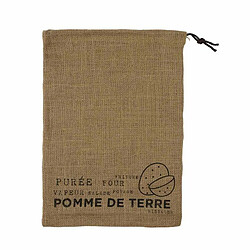 Paris Prix Lot de 3 Sacs de Conservation Toile 39cm Naturel